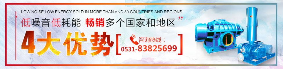 羅茨風(fēng)機、三葉羅茨鼓風(fēng)機、回轉(zhuǎn)式鼓風(fēng)機，低噪音低能耗，暢銷多個國家和地區(qū)